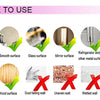 A grid showing various surfaces suitable for watercolor wisteria tree wall decals including plastic, glass, mirror, and vario
