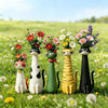 Cute Cat-Shaped Resin Vase for Home Decor