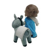 A plush doll set featuring Jesus and Mary figures with soft fabric clothing.