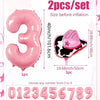 40-Inch Cowboy Cow Number Foil Balloon Set