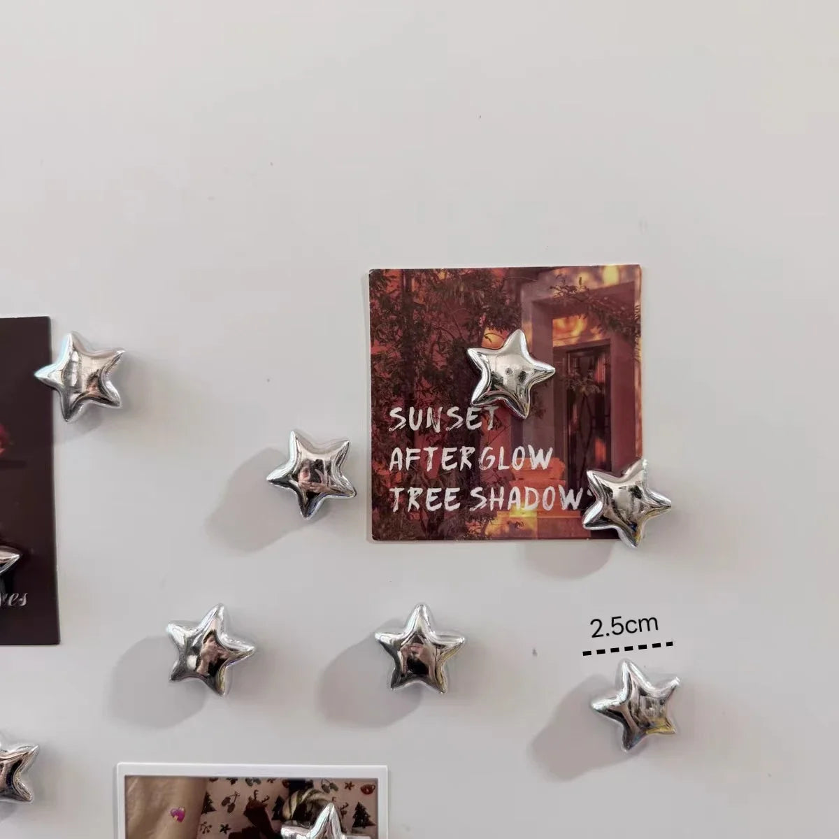 3D Shiny Star Fridge Magnet – Aesthetic Kitchen & Home Decor