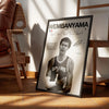 A framed canvas wall art poster featuring a portrait of a basketball player, labeled WEMBANYAMA VICTOR.