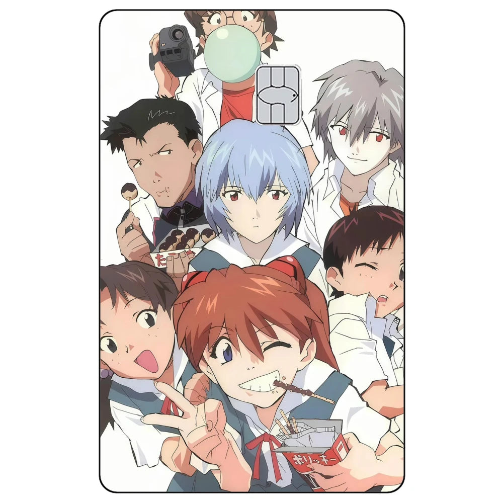 Matte Anime Card Skin Sticker for Credit and Debit Cards