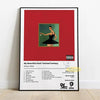 Arte de álbum en lienzo para decoración de pared, de Beautiful Dark Twisted Fantasy de Kanye West, con una mujer de vestido n