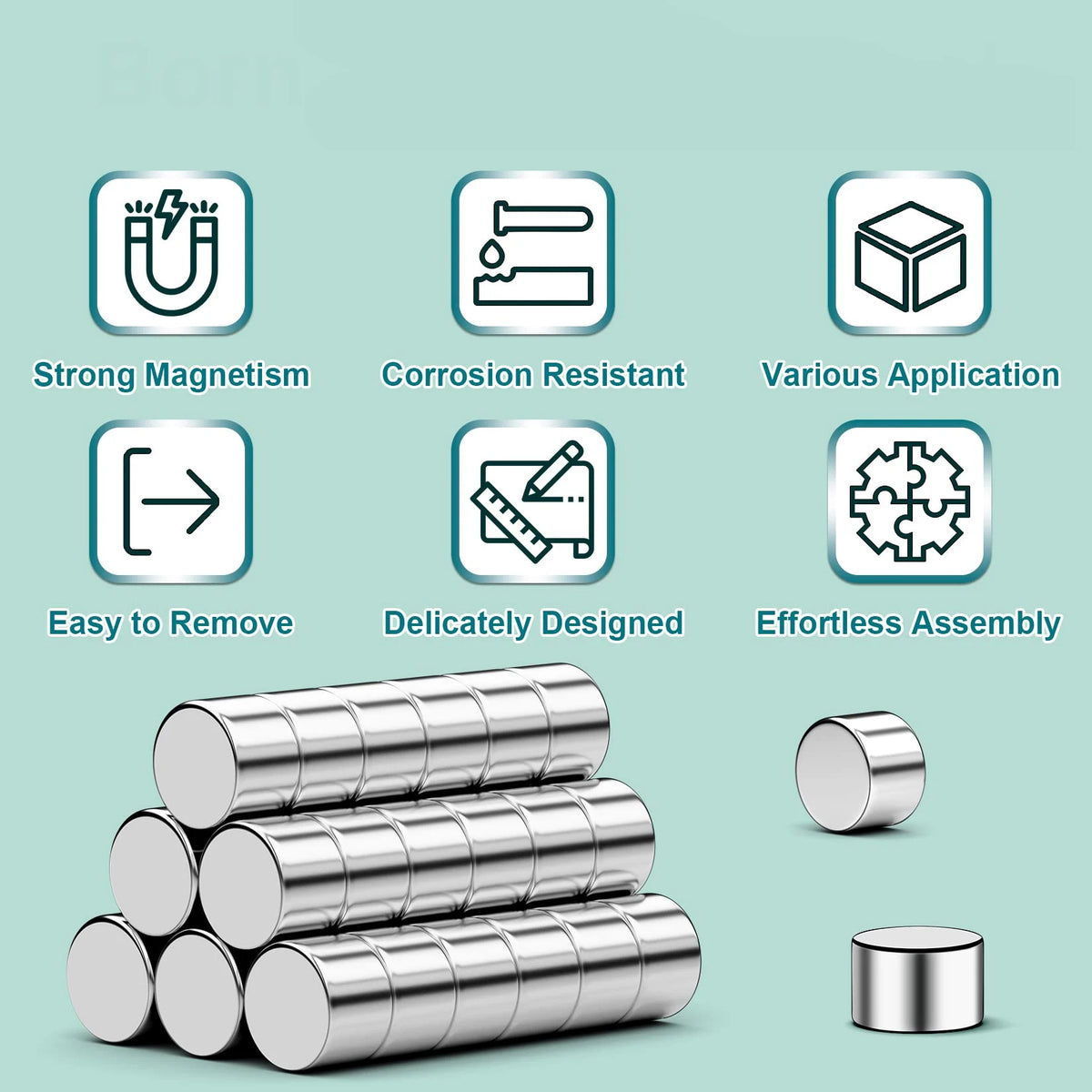 Neodymium Disc Magnets 5x2mm, Strong Permanent Magnets