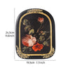 Antique Gilded Resin Photo Frame with Ornate Relief Design