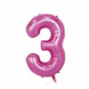 Large Red Number Foil Balloon for Birthday and Anniversary Decor