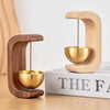 Wooden Copper Wind Chime Door Bell with Magnetic Mount