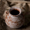 Mottled Ceramic Flower Vase – Antique Style Home Decor