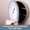 Hidden Compartment Wall Clock Safe