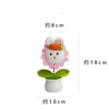 Handmade Crochet Sunflower in Pot – Decorative Knitted Artificial Plant