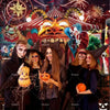 Evil Clown Circus Halloween Photography Backdrop