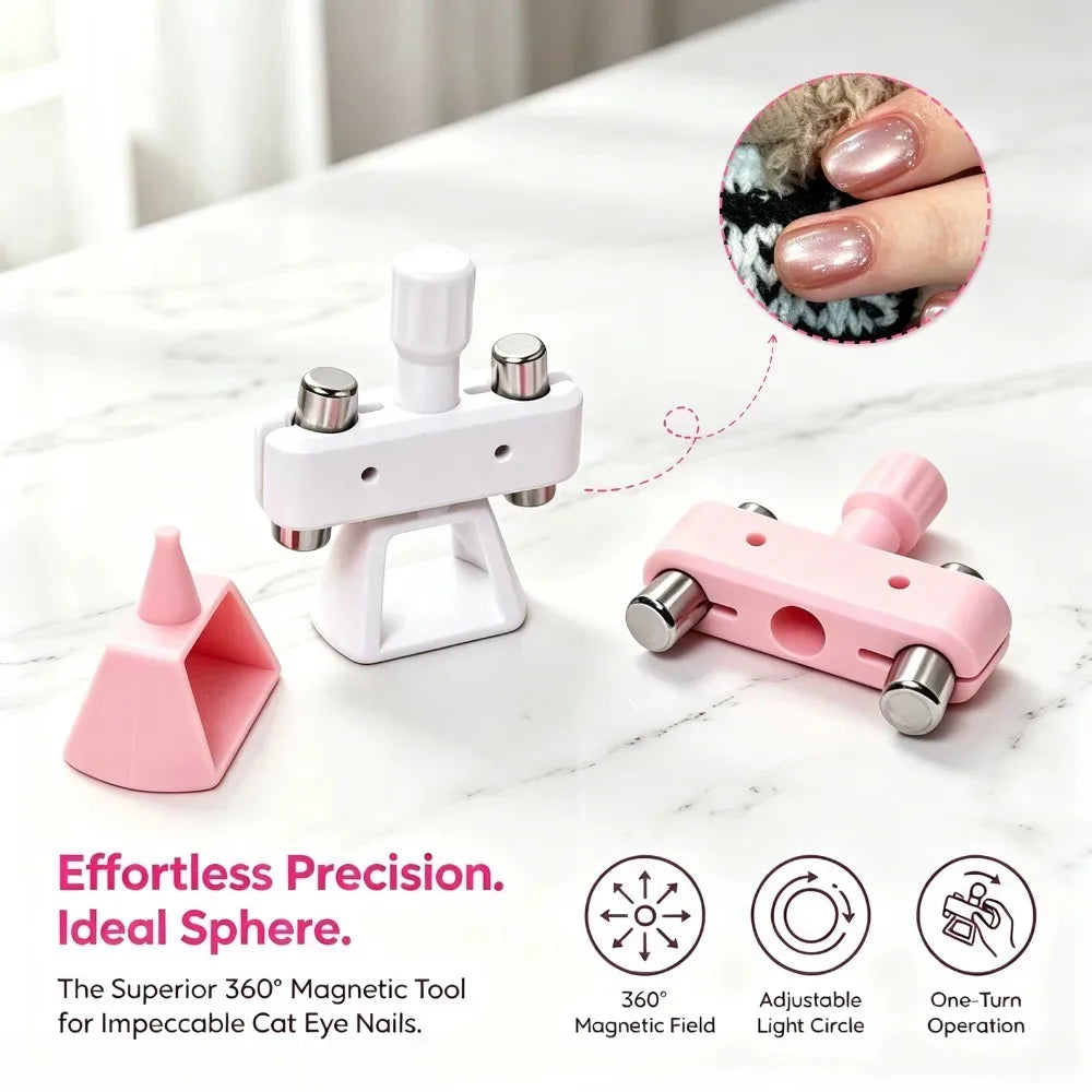 Rotating Gyro Cat Eye Nail Magnet Tool
