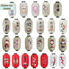 A collection of Japanese paper hanging lanterns in various designs and colors for restaurants and events