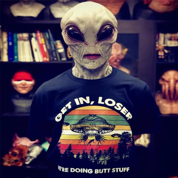 UFO Alien Latex Mask for Halloween Cosplay
