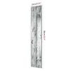 Vertical rectangular wood grain self-adhesive decal showing texture and grain pattern.