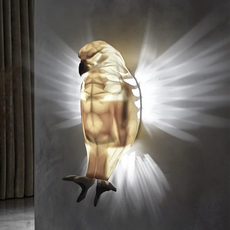 LED Eagle Wall Lamp with Glowing Wings