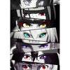 Japanese Anime Eyes Art Print – Nordic Style Wall Decor