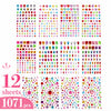 Self-Adhesive Rhinestone Gem Stickers – Multicolor Crystal Craft & Beauty Decor