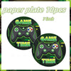 Green Video Game Birthday Party Supplies Kit with Gamepad Balloons
