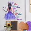 A poster featuring inspirational words like Be Kind Dream Big and a butterfly design.