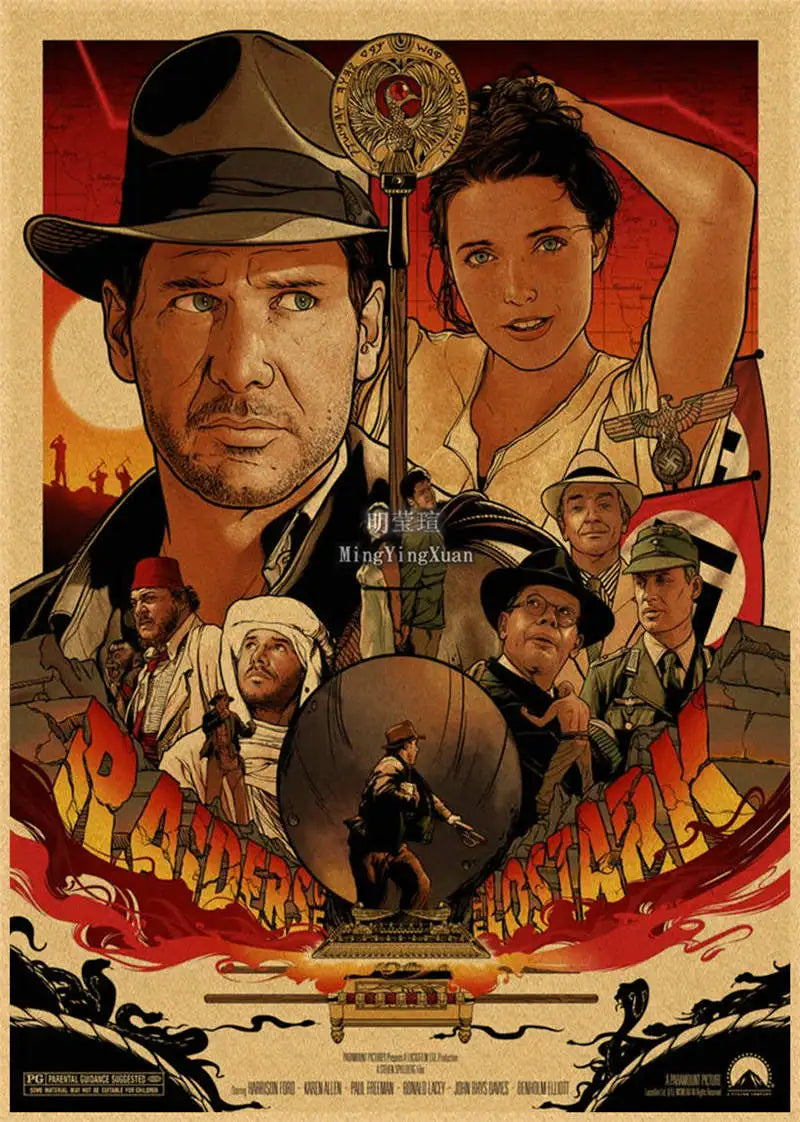 A vintage movie poster featuring a man and a woman with dramatic lighting and bold typography.