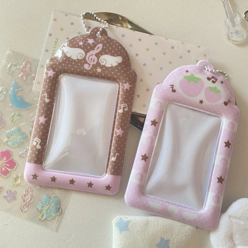 Cute Strawberry Card Holder for Photos and Idol Cards