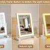 LED Makeup Mirror with 3 Color Lighting and Touch Control