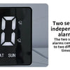 LED Digital Alarm Clock with 7-Color Display