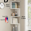 Corner Floating Wooden Wall Shelves for Home Decor