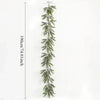 A long artificial pine garland featuring evergreen branches, measuring 190cm (74.8 inches).