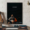 A framed canvas wall art print featuring Conor McGregor in a boxing stance against a dark background.