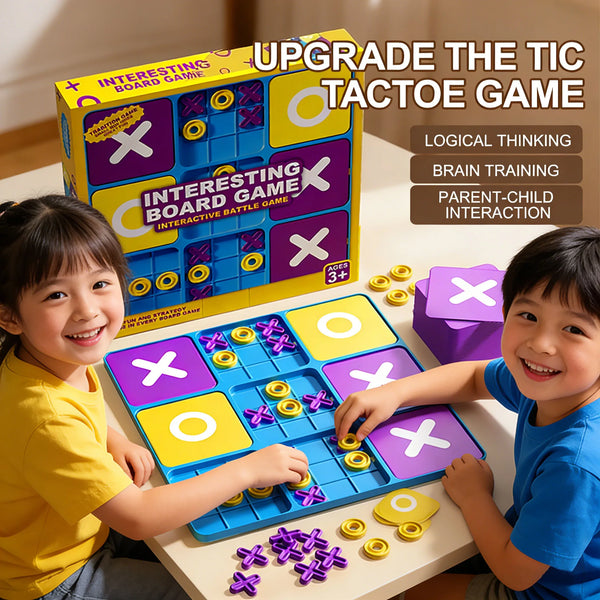 Classic Tic Tac Toe Board Game for Family Fun