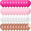 Rose Pink Metallic Latex Balloons for Parties & Celebrations