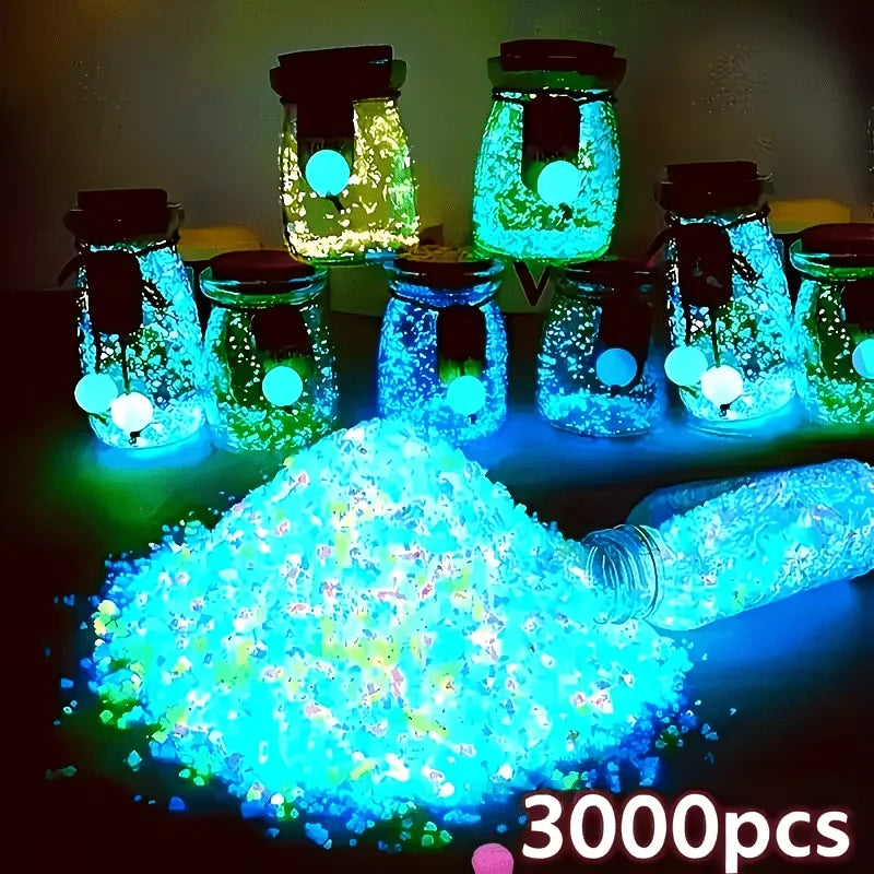 Glow-in-the-Dark Decorative Sand for Gardens, Parties & Crafts