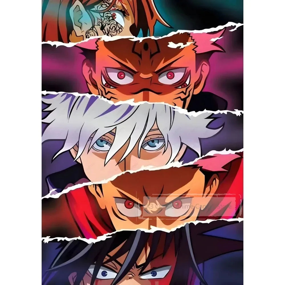 Japanese Anime Eyes Art Print – Nordic Style Wall Decor