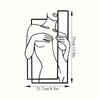 Line drawing of a female profile for minimalist abstract face metal wall art