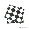 Checkered Racing Flag Toothpicks for Cupcakes & Party Decor