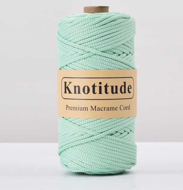 4mm Polyester Macrame Cord - 300g Spool for Knitting & DIY Crafts