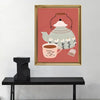Tea Lovers Canvas Wall Art – Modern Kitchen Decor