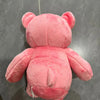 Ghost Face Bear Plush Toy – Black & Pink Two-Tone Halloween Bear