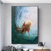 Jesus Christ Sacred Art Canvas Print – Modern Christian Wall Decor