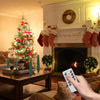 Christmas Tree LED Taper Candles with Remote Control and Timer