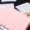 Transparent PET Index Tab Stickers with Hot Stamping – Monthly & Budget Organizers