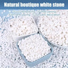 White stone pebbles used for succulent paving, fish tank lining, and courtyard decoration