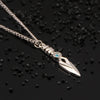 Jett Inspired Blade Storm Crystal Pendant Necklace
