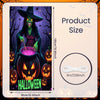 Large Halloween Witch Door Banner with Classic Spooky Design