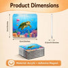 Clear Acrylic Fridge Magnets with Photo Frames (25-Pack)