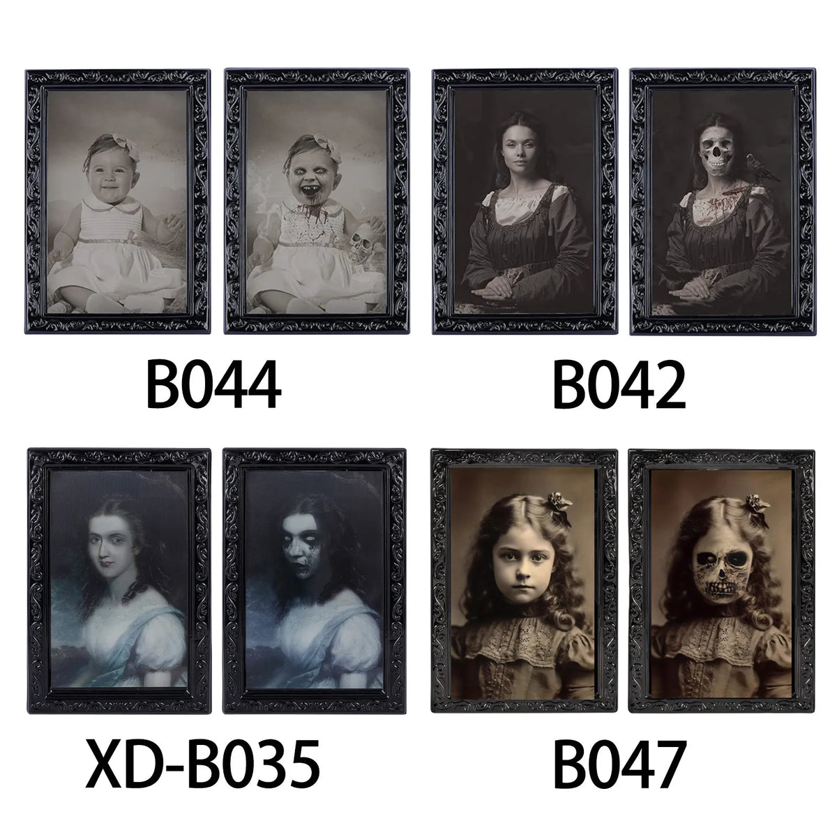 3D Changing Face Ghost Portrait Halloween Decoration