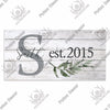 Personalized Wooden Family Sign for Home Wall Décor